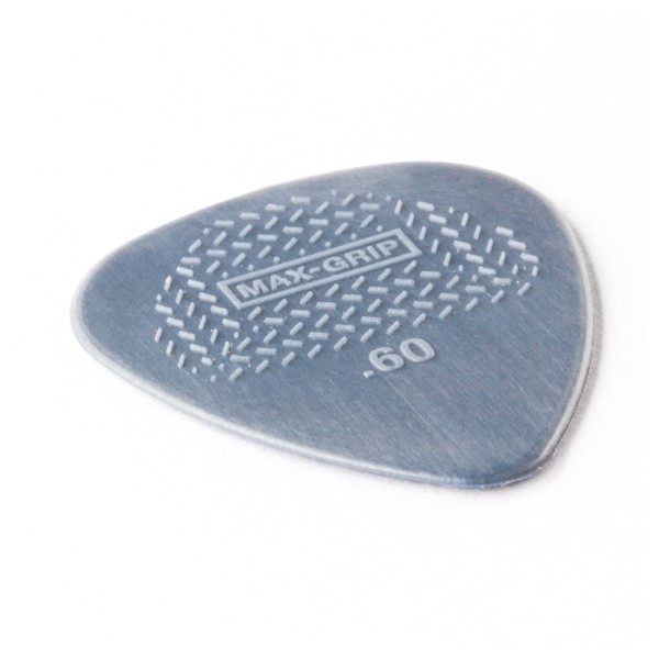 Dunlop Nylon Max-Grip Standard .60mm, 12 Pick Pack Grey