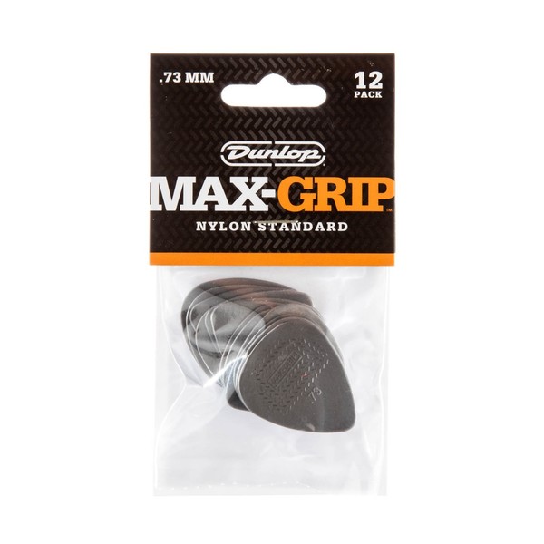 Dunlop Nylon Max-Grip Standard .73mm, 12 Pick Pack