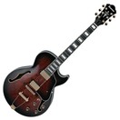 Ibanez AG95QA Artcore Expressionist, Dark Brown Sunburst