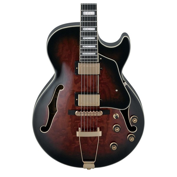 Ibanez AG95QA Artcore Expressionist 2018, Dark Brown