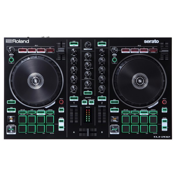 Roland DJ-202 DJ Controller - Top