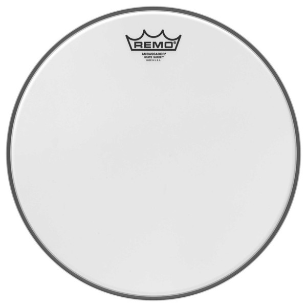 Remo Ambassador White Suede 12'' Drum Head