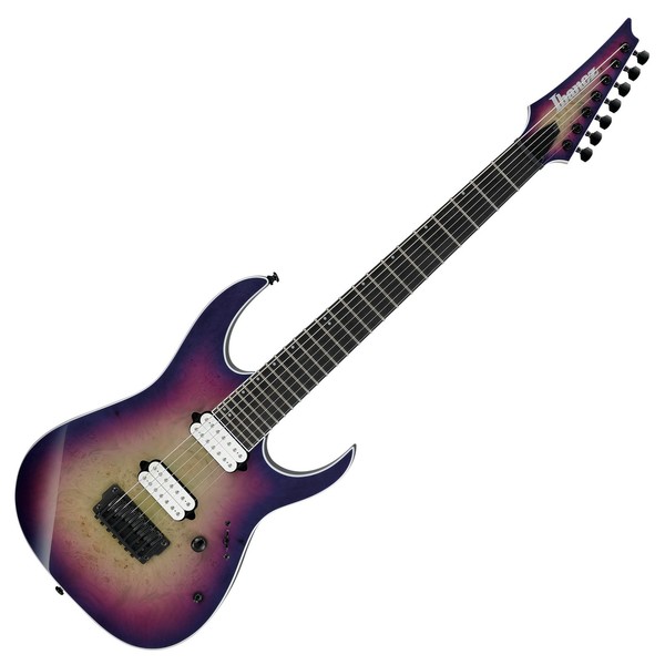 Ibanez RGIX7FDLB Iron Label 7 String 2018, Northern Lights Burst