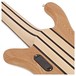 Oregon 6 String Neck Thru Bass Guitar by Gear4music, Natural