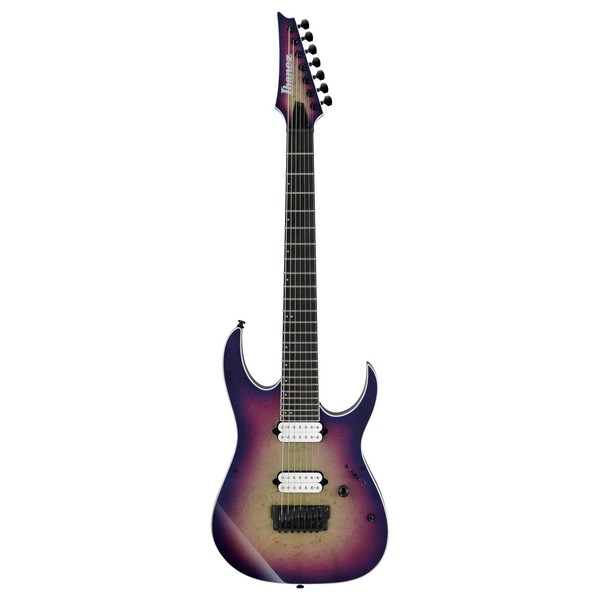 Ibanez RGIX7FDLB Iron Label 7 String 2018, Purple Burst