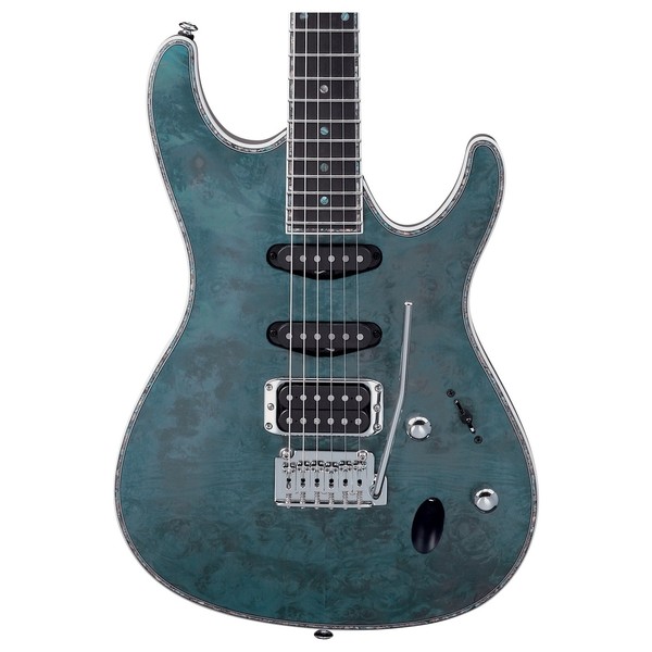 Ibanez SA560MB 2018 Aqua Blue Flat close up