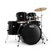 Natal EVO 22'' U.S. Fusion Drum Kit z    elementy konstrukcyjne & talerze, czarny
