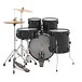 Natal EVO 20'' Fusion Drum Kit with Hardware & Cymbals, Black