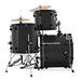 Natal EVO 20'' Fusion Drum Kit with Hardware & Cymbals, Black