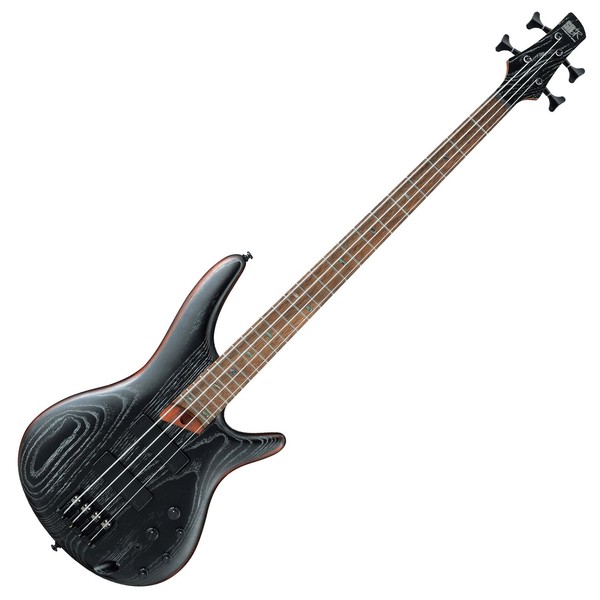 Ibanez SR670 Bass 2018, Silver Wave Black Flat Front View