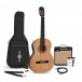 Deluxe Classical Electro Acoustic Guitar by Gear4music + Amp Pack