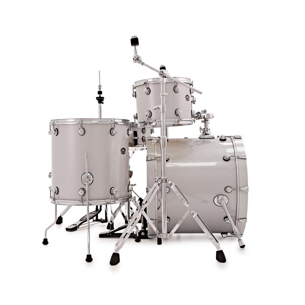 Natal Arcadia Poplar 5pc 22" Drum Kit w/ Hardware, White Sparkle
