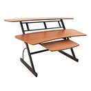 Large 3 Tier Studio Desk by Gear4music, 8U - Nearly New