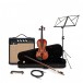 Electro Acoustic 4/4 Violin + Amp Pack by Gear4music