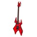 B.C Rich Warbeast MK3 Electric Guitar, Red Devil - angled