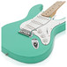 LA II Electric Guitar SSS By Gear4music, Surf Green