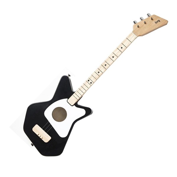 Loog Pro Acoustic, Black Front View