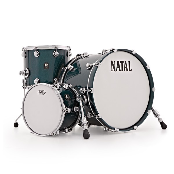Natal Café Racer 20'' 3pc Shell Pack, British Racing Green