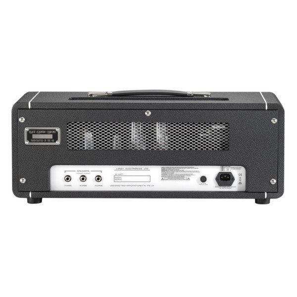 Laney Black Country Customs LA30BL Head rear view