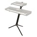 Quiklok SL/911ALU BK Slim Dual-Tier Aluminium Keyboard Stand, Black 3