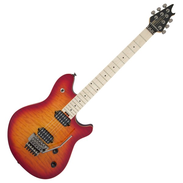 EVH Wolfgang Standard MN, Quilted Cherry Burst