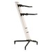 Quiklok SL/913ALU WH Tower Dual-Tier Aluminium Keyboard Stand, White 1