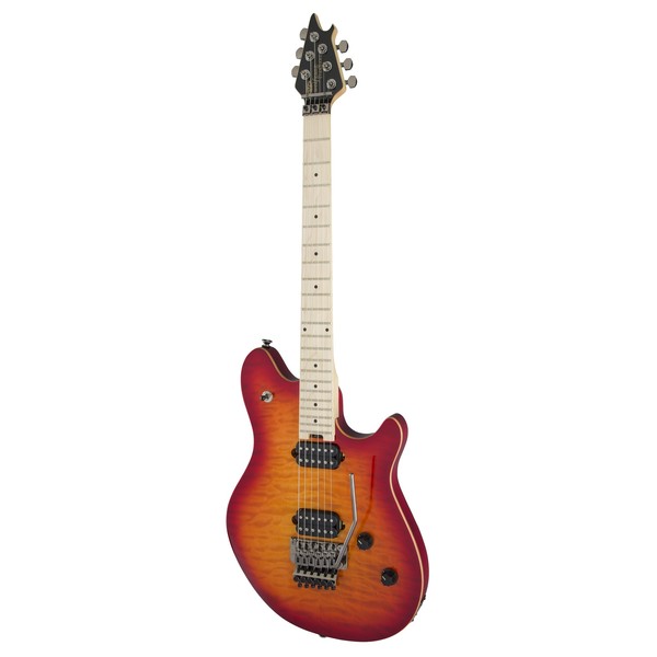 EVH Wolfgang Standard MN, Quilted Cherry Burst - left