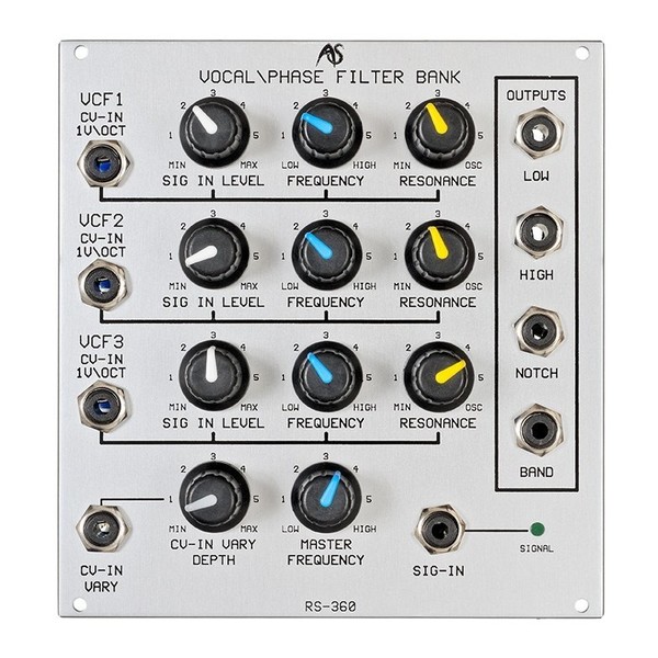 Analogue Systems RS-360 Phase Filterbank - Main