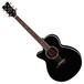 Dean Performer Electro Acoustic Left Handed, Classic Black