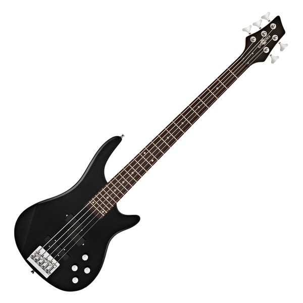 Chicago 5 String Bass Guitar by Gear4music, Black