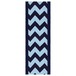 Planet Waves Chevron Guitar Strap, Blue and Navy