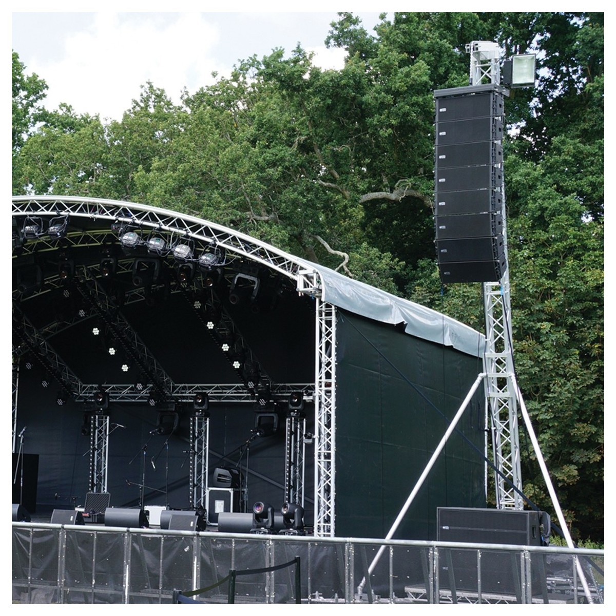 DISC Global Truss LA 500 F34 PL Line Array Tower Components at Gear4music