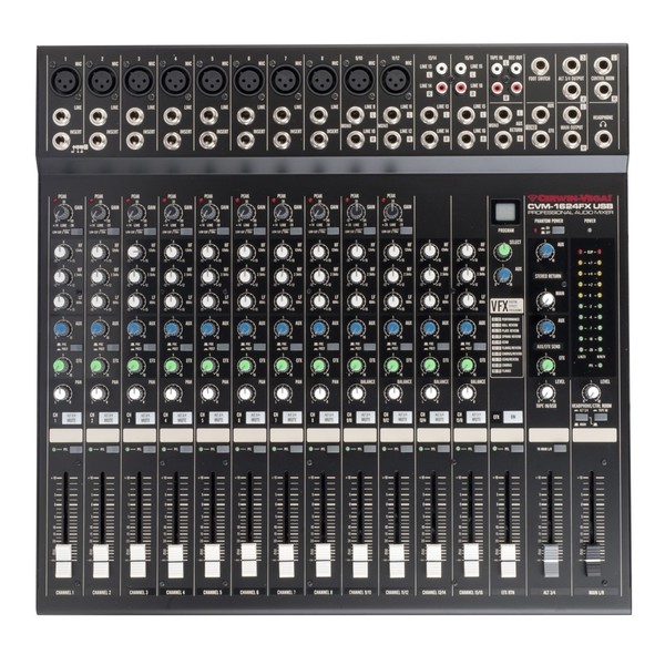 Cerwin-Vega CVM1624FXUSB 16-Channel Rackmountable Pro-Audio Mixer 1