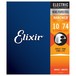 Elixir NANOWEB Coated 8 String Electric Guitar Strings, 10-74
