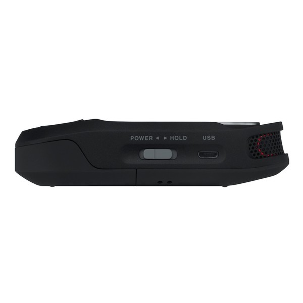 Roland R-07 High Resolution Audio Recorder, Black, Left