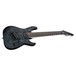 ESP LTD M-1008 Multi-Scale, See Through Black Satin angle front view