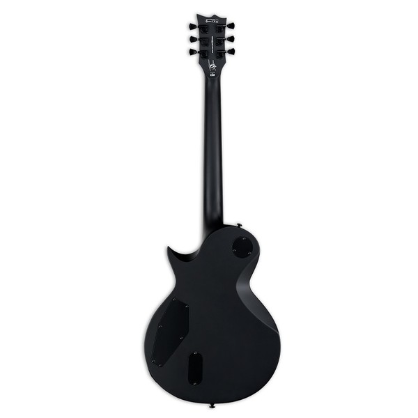 ESP LTD NERGAL-6, Black Satin- Back