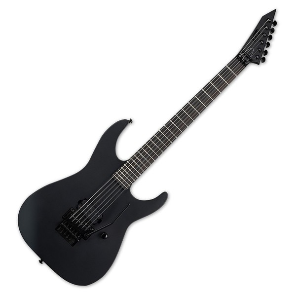 ESP LTD M-BKM Black Metal, Black Satin front view