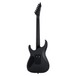 ESP LTD M-BKM Black Metal, Black Satin rear view