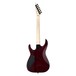 ESP LTD MH-200QM NT, See Thru Black Cherry rear view