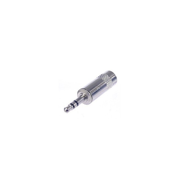 Rean NYS231 3-Pole Male 3.5mm Plug, Nickel Metal Handle 1
