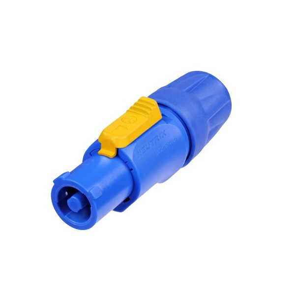 Neutrik NAC3FCA Lockable PowerCON Power-In Connector, Blue 1