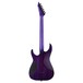 ESP LTD MH-1000NT, See Thru Purple rear view