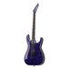 ESP LTD MH-1000NT, See Thru Purple front angle view
