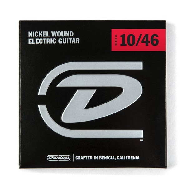 Dunlop Medium Nickel 6 String Electric Guitar Strings, 10-46