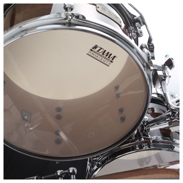 Tama SLP Dynamic Kapur 22'' 4pc Shell Pack, Gloss Black Kapur Burst