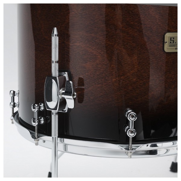 Tama SLP Dynamic Kapur 22'' 4pc Shell Pack, Gloss Black Kapur Burst