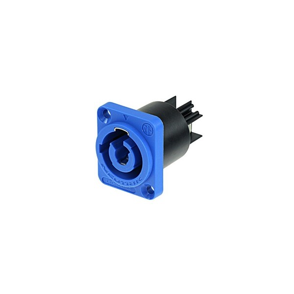 Neutrik NAC3MPA-1 PowerCON Power-In Chassis Connector, Blue 1