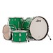 Ludwig Classic Maple Shell Pack, Green Sparkle w/ Free Matching Snare