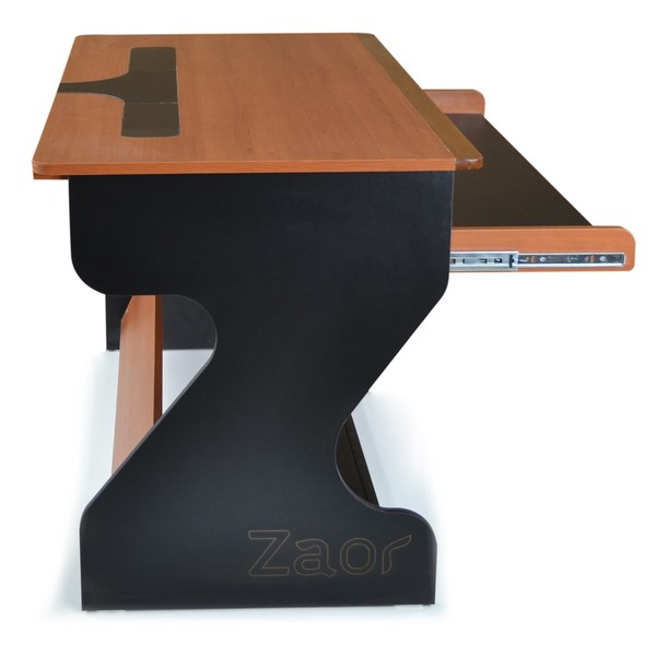 Zaor Miza Jr. Studio Desk, Black Cherry - Side